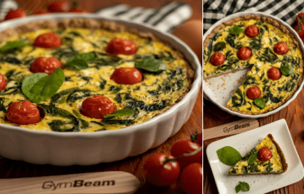 Fitnes recept: Špinačni quiche – slana francoska pita