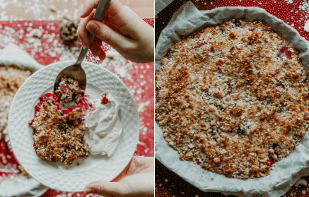 Fitnes recept: Sadni crumble poln beljakovin