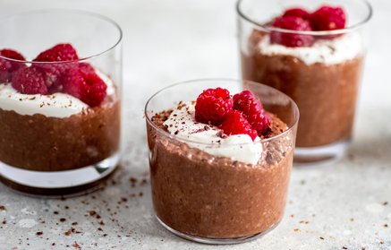 Fitnes recept: čokoladni chia beljakovinski puding