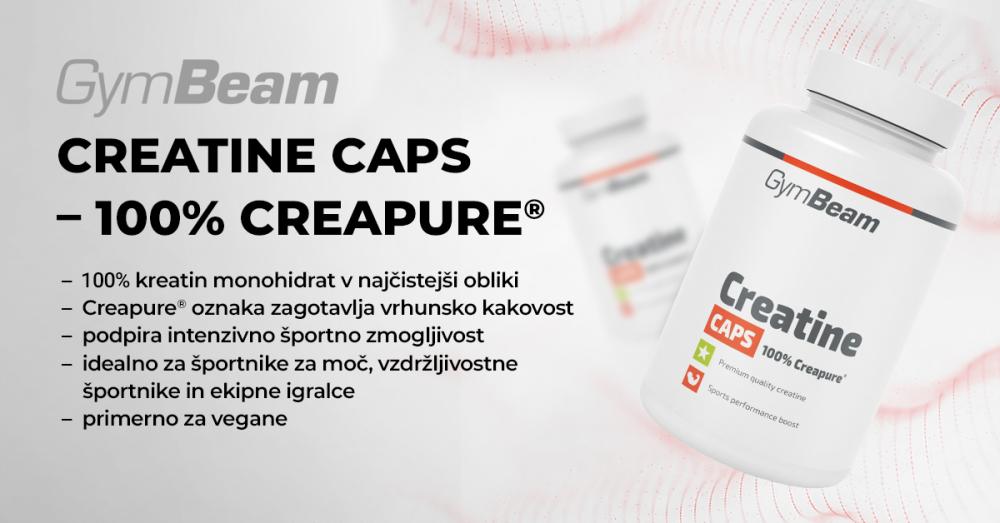 Kreatin CAPS - 100% Creapure® - GymBeam