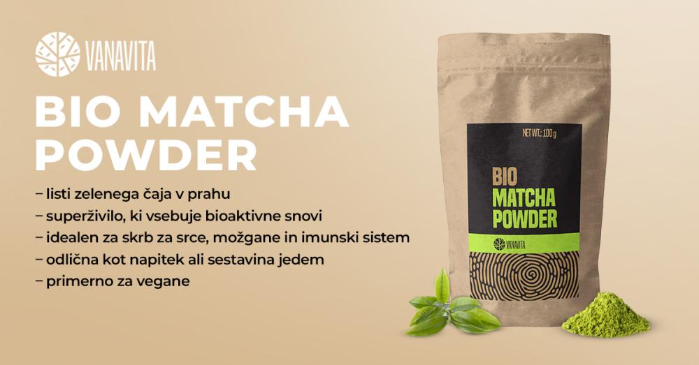 BIO Japonska matcha v prahu - VanaVita