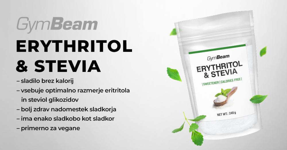 Sladilo Eritritol & Stevia - GymBeam