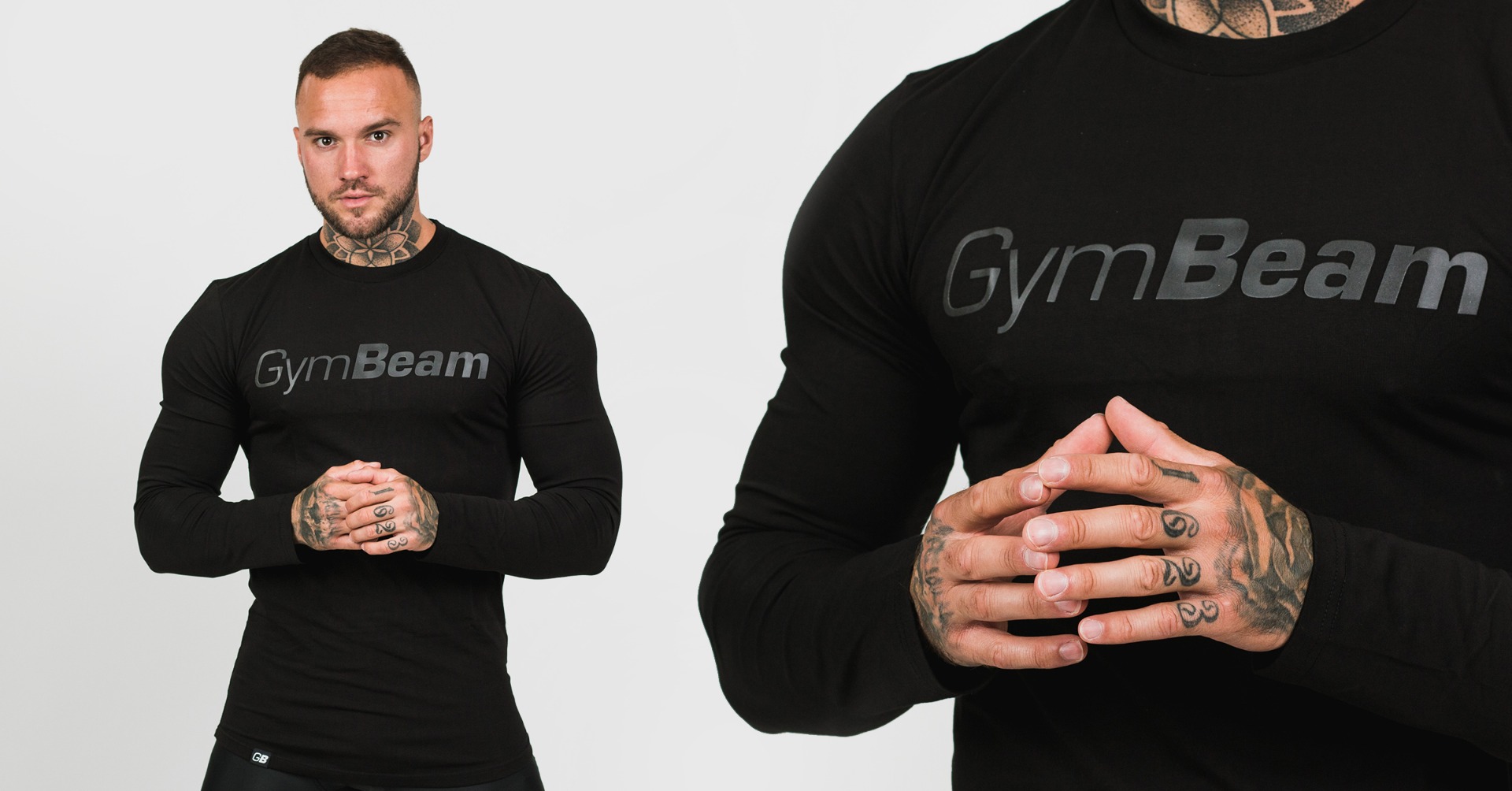 Majica Long Sleeve Leisure Black - GymBeam