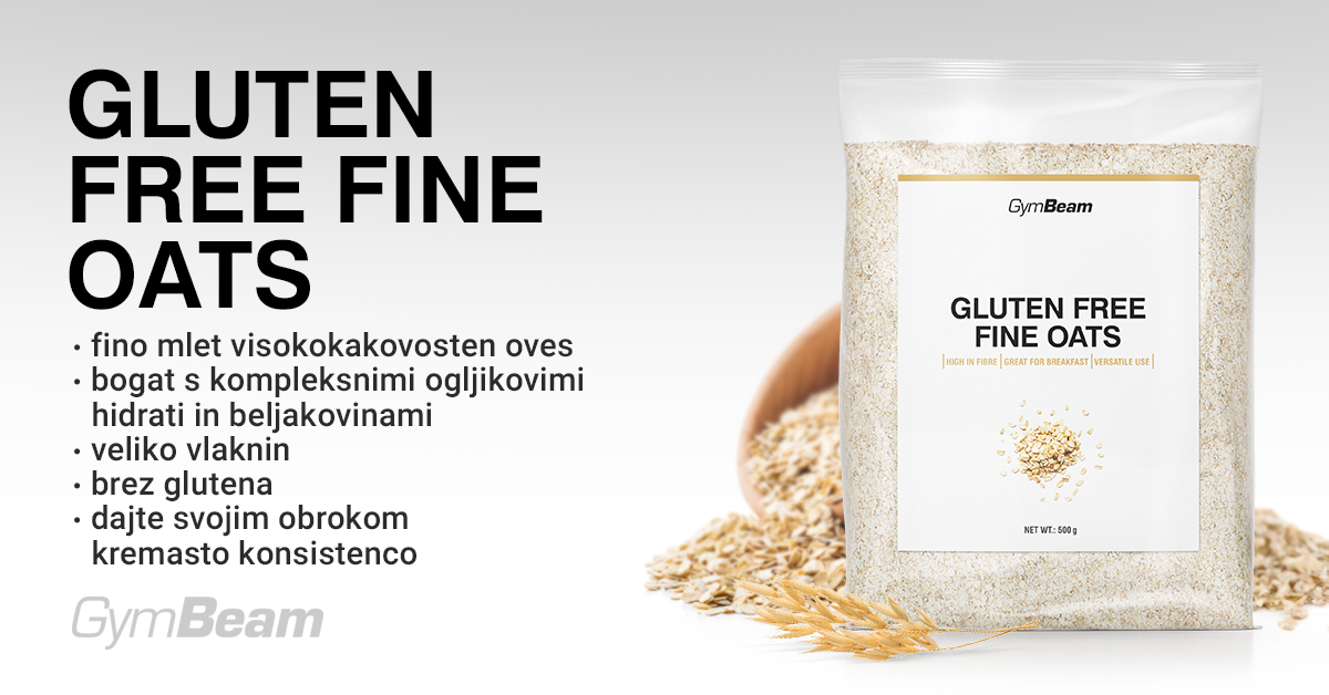 Fini ovseni kosmiči brez glutena - GymBeam